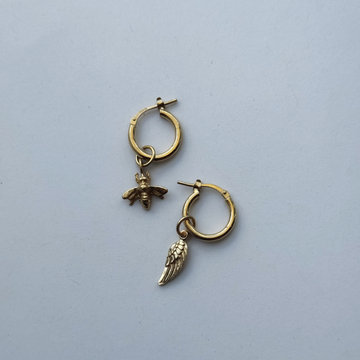 The Charmed Hoops - Gold Vermeil