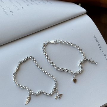 The Charmed Bracelet - Sterling Silver