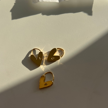 Darling Heart Necklace - Gold Vermeil