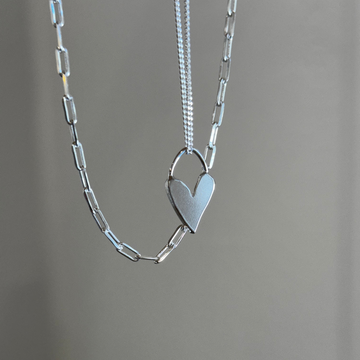 Darling Heart & Zuri Chain Bundle - Silver