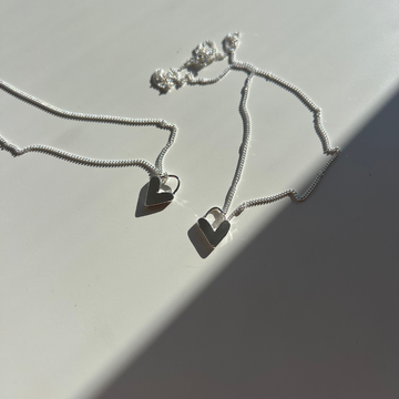 Darling Heart Mini Necklace - Silver