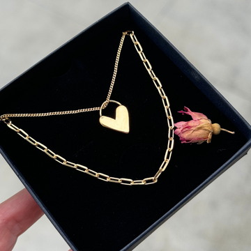 Darling Heart & Zuri Chain Bundle - Gold Vermeil