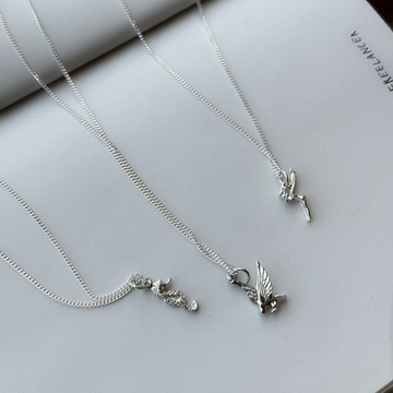 The Charmed Chain - Sterling Silver