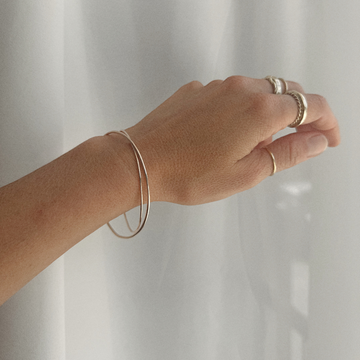 The Soldered Bangle - 9ct Rose Gold