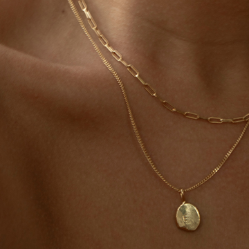 Initial & Zuri Chain Bundle - Gold Vermeil