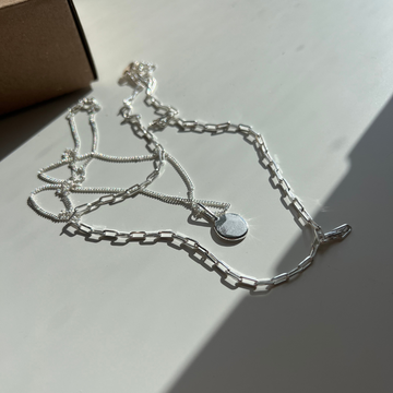 Initial & Zuri Chain Bundle - Silver