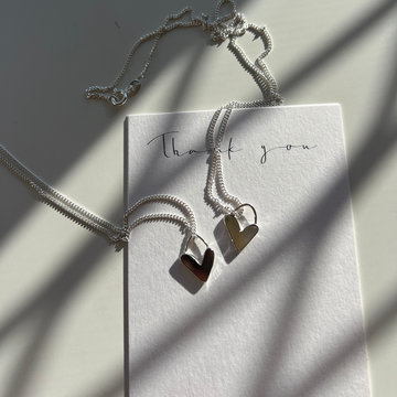 Darling Heart Mini Necklace - Silver