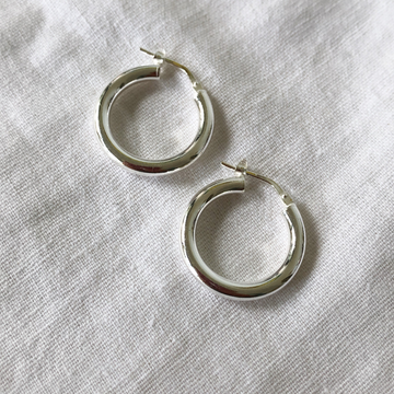 Orla Hoops Classic Chunky - Silver