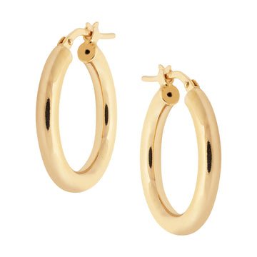 Orla Hoops Classic Chunky - Gold Vermeil